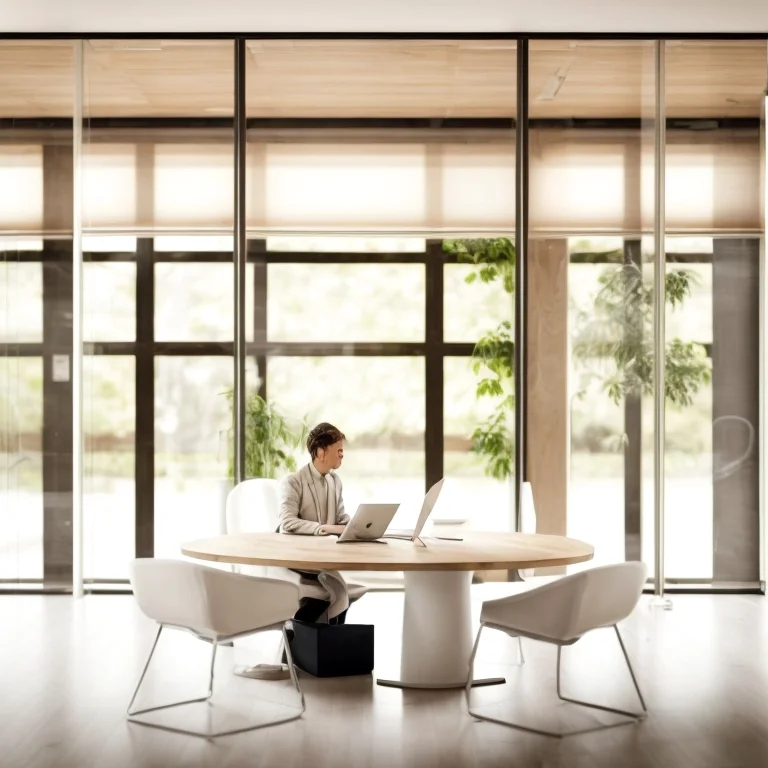 Team engaged in mindfulness session